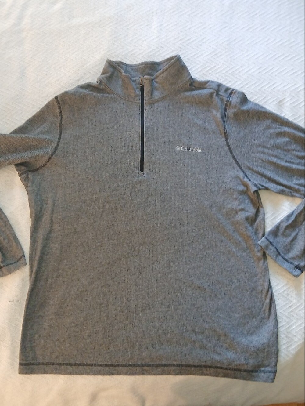 Sz.L Mens Columbia Great Hart Mountain III Half Zip Shirt